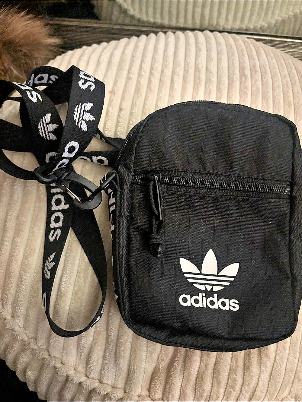 adidas Adicolor Classic Festival Bag Black & White
